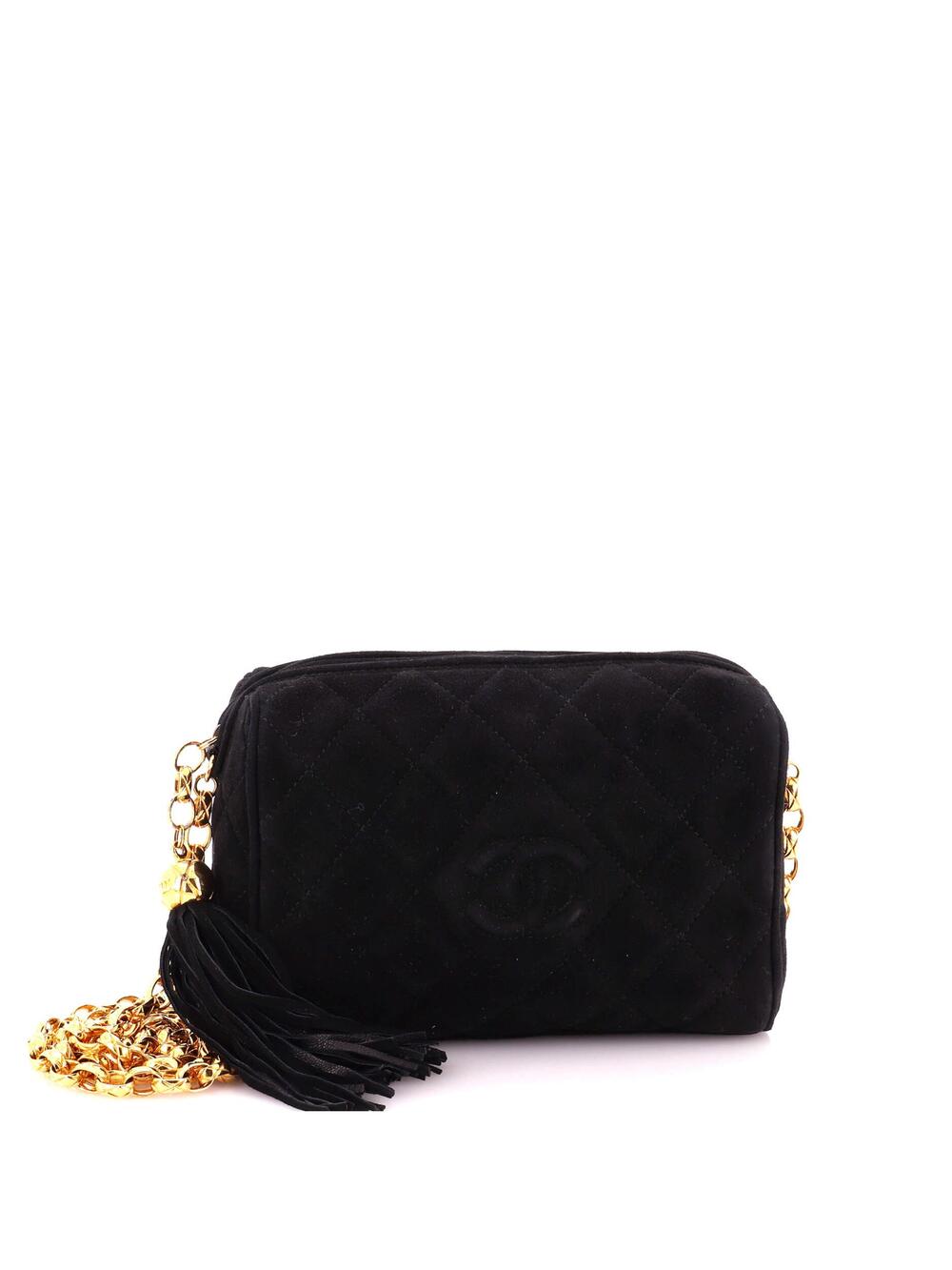 Chanel Vintage Diamond Cc Camera Bag #343031C29B